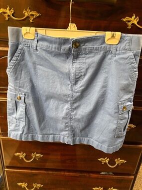 Lee Light Blue Cargo Skort